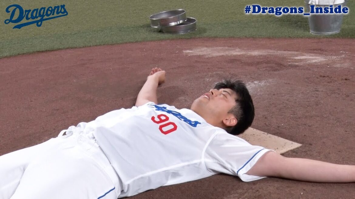 初タイトル🎉 #松山晋也 投手が感謝の㊙行動 #Dragons_Inside