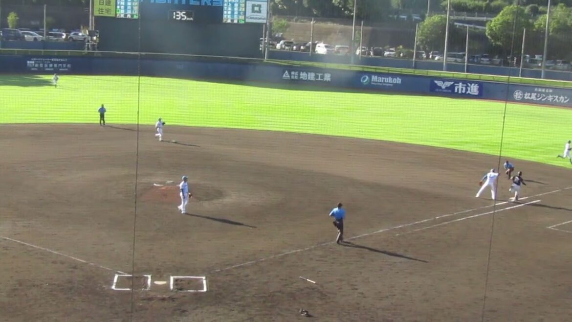 【ファイターズ】宮内春輝  寺地隆成サードゴロ 石川慎吾をセンターフライと抑える（2024年9月11日 日本ハムファイターズ 対 千葉ロッテマリーンズ 鎌ヶ谷）