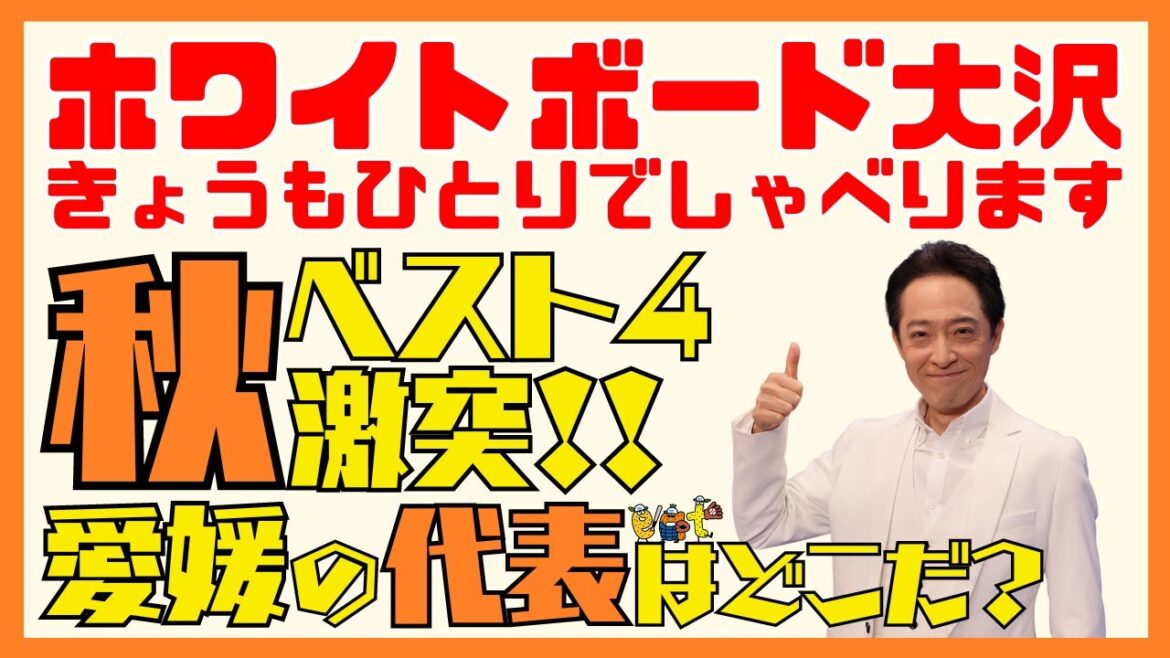 ⚾ 秋大会 4強激突！ 愛媛代表はどこだ？