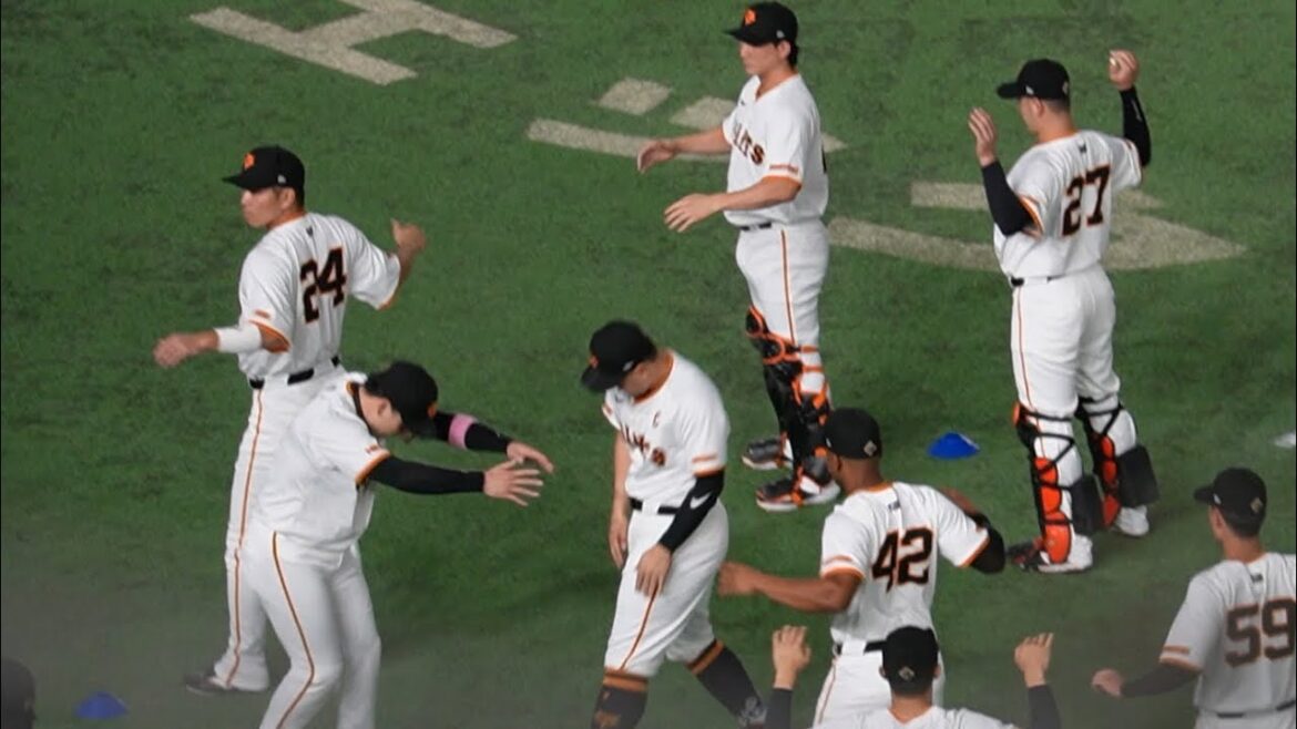 2024.6.28 今日も丸は岡本とじゃれる♡ジャイアンツ試合直前アップ@東京ドーム