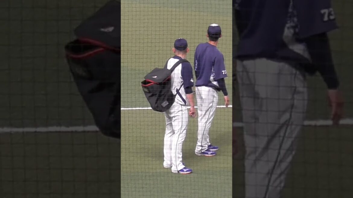 大西 広樹 投手 &  嶋 基宏 ｺｰﾁ　#東京ヤクルトスワローズ #shorts