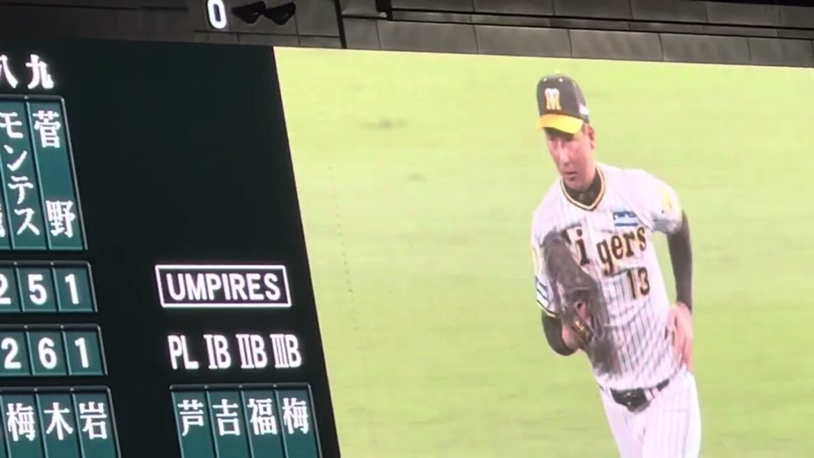 【堂々登場】 #阪神 #岩崎優 選手 登場曲 ✨ RAIJIN『#雷神 』 (#清水エスパルス 公式選手入場曲)  24.9.22.🆚 #読売ジャイアンツ🏟️ #阪神甲子園球場