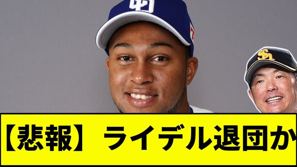 【ソフトバンク「合格年俸バイ！」】ライデル、退団へ…【なんJ反応】【プロ野球反応集】【2chスレ】【1分動画】【5chスレ】【マルティネス】【ライマル】【中日】【ソフトバンク】【DeNAベイスターズ】