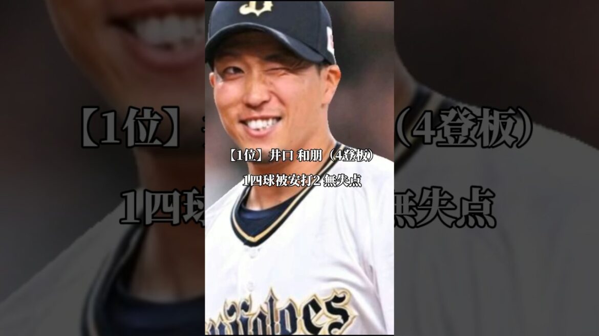 【整いそうなローテ】直近1週間で1軍先発した投手と登板が多い投手ランキング※2軍含む（4/25〜5/1）【オリックスバファローズ】