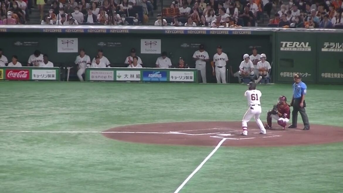 高卒ルーキー坂井陽翔〜増田陸をライトフライに打ち取る【読売ジャイアンツ対 楽天ゴールデンイーグルス2024年9月22日】