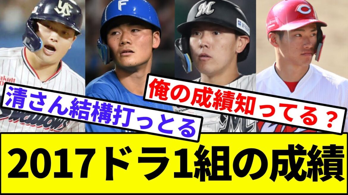 【俺ら、ドラフト1位だけど知ってる？】村上宗隆・清宮幸太郎・安田尚憲・中村奨成の成績【なんJ反応】【プロ野球反応集】【2chスレ】【1分動画】【5chスレ】【ロッテ】【ヤクルト】【カープ】【ハム】