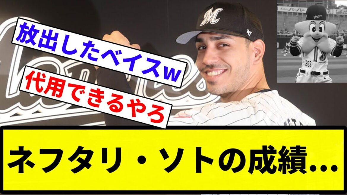 【ようやっとる】ネフタリ・ソト 打率.269 21本 88打点 OPS.780 得点圏.321【反応集】【プロ野球反応集】