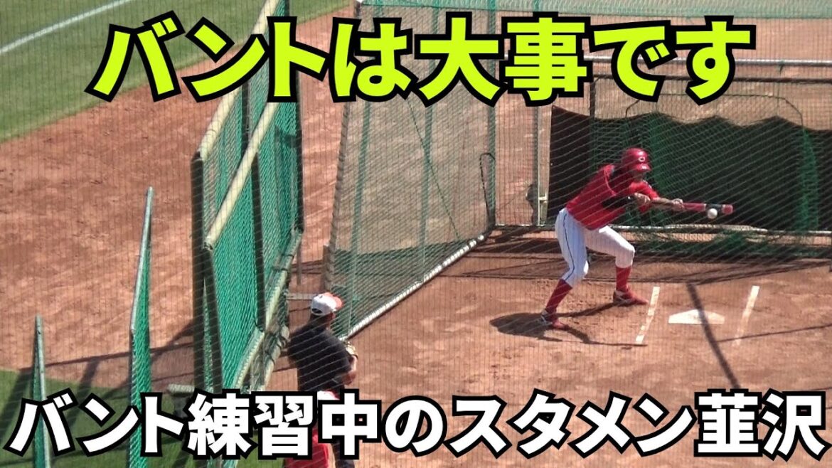 【現地撮影映像】試合開始前の練習。バッティング練習の横では、この試合スタメンの韮沢選手がバント練習。試合ではバントも大事です。 2024年9月29日 vs 中日 【現地撮影映像】試合開始前の練習。バッティング練習の横では、この試合スタメンの韮沢選手がバント練習。試合ではバントも大事です。 2024年9月29日 vs 中日
