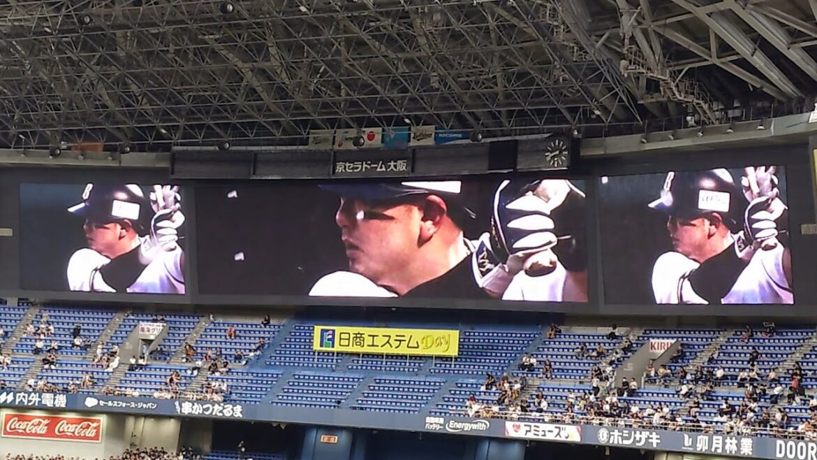 森友哉 選手 ｢KANDYTOWN  So Far｣ 偶数打席 登場曲 オリックス･バファローズ 選手 ビジョン映像 チャンス時映像 PV 演出 @ 京セラドーム 2024 パワプロコラボ
