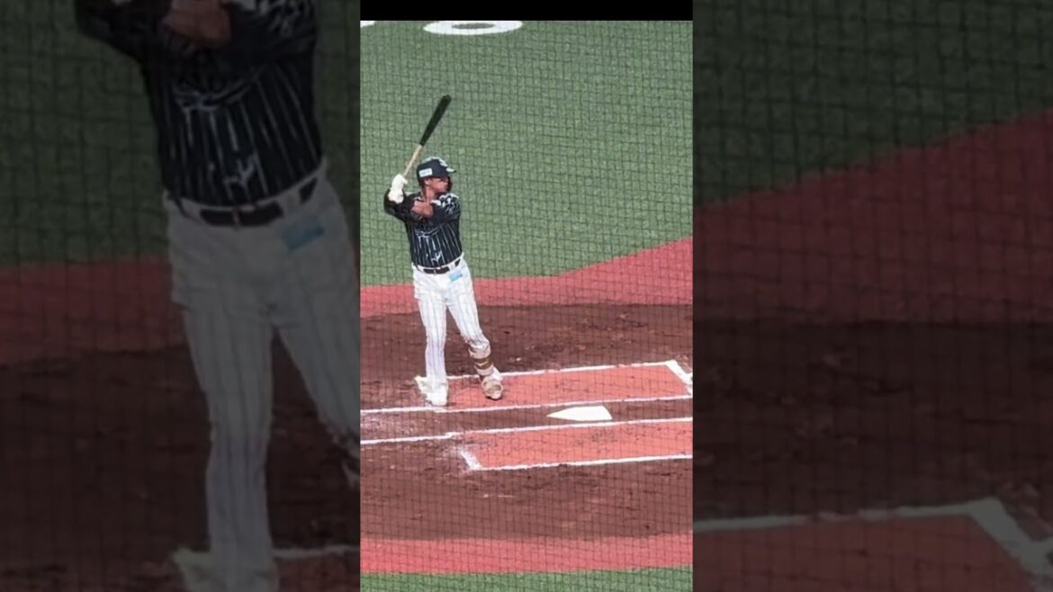 Ryūsei Satō  佐藤 龍世  Slow Motion Swing Saitama Seibu Lions #shorts