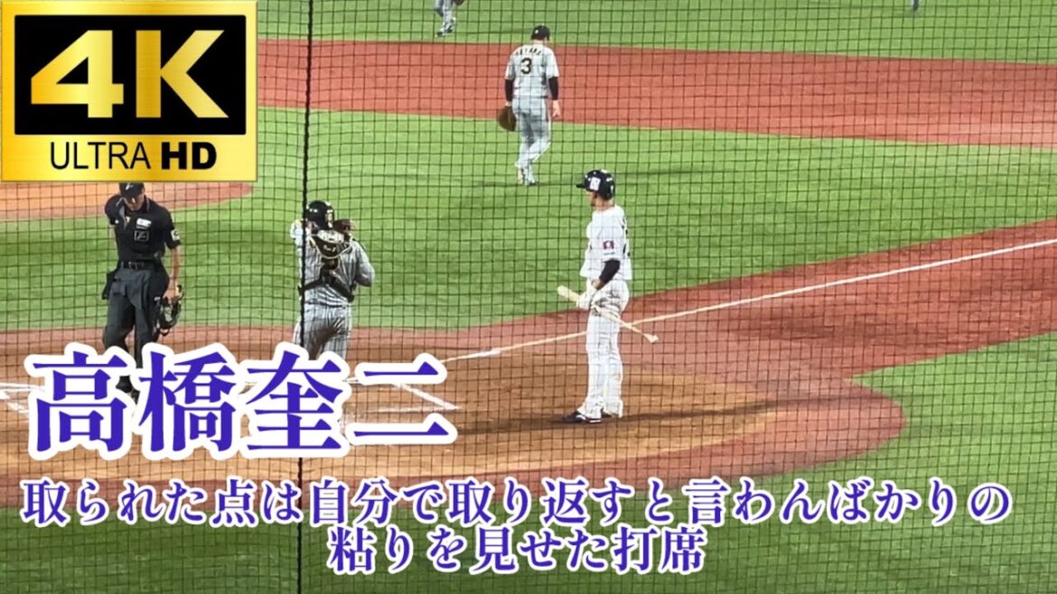 【11球の粘りで気持ちは折れてない】高橋奎二 2アウト満塁の場面で粘りまくる‼︎ 東京ヤクルトスワローズ 阪神タイガース 2024.9/7