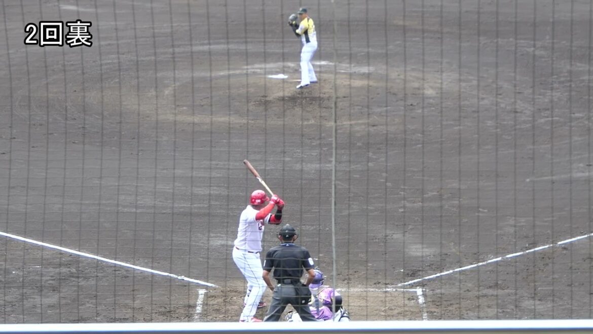 みやざきフェニックスリーグ 広島東洋カープvs独立リーグ選抜 先発 C 日髙 暖己 独立 竹本徹 20241008