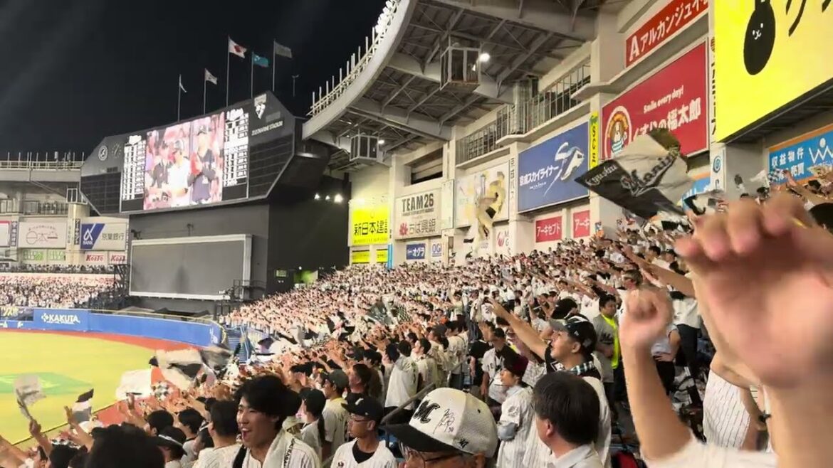 荻野貴司応援歌 2024/9/26ロッテ vs バファローズ  #chibalotte