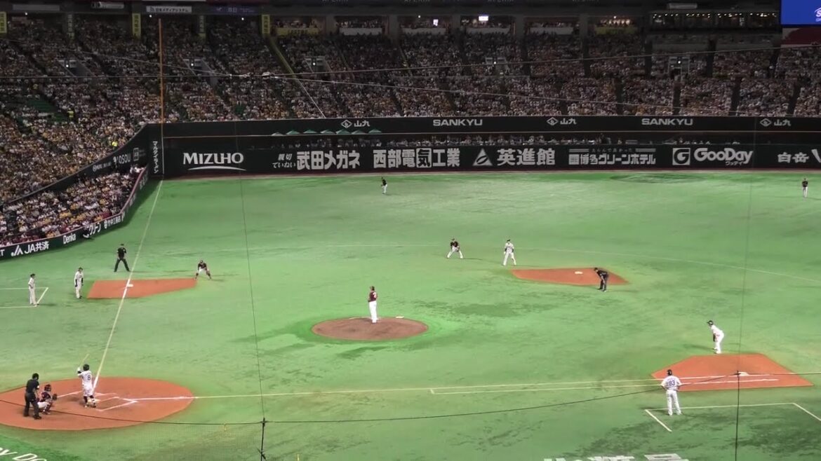 [4K]ホークス 牧原大成 ショートライナー 2024.9.22