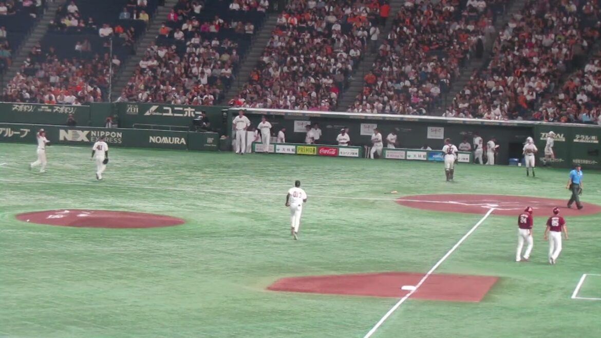 中川皓太〜岡島豪郎をセカンドゴロに打ち取る（読売ジャイアンツ 対 楽天ゴールデンイーグルス 2024年9月22日）