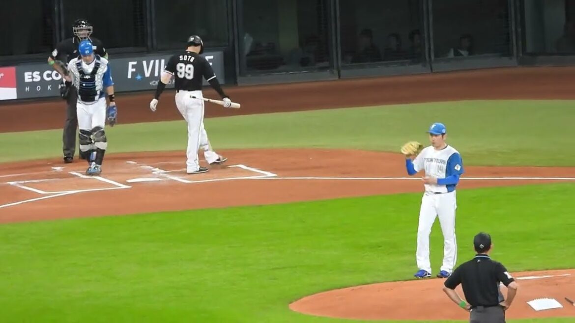 立ち上がり完璧だった加藤貴之‼︎ロッテ、ソトとの対決　クライマックスシリーズ1stステージ第1戦エスコンフィールド北海道日本ハムファイターズ