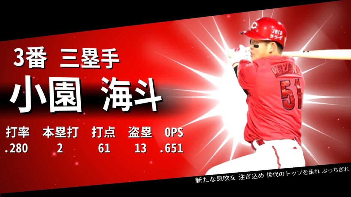 2024年 広島東洋カープ 1-9（修正後）