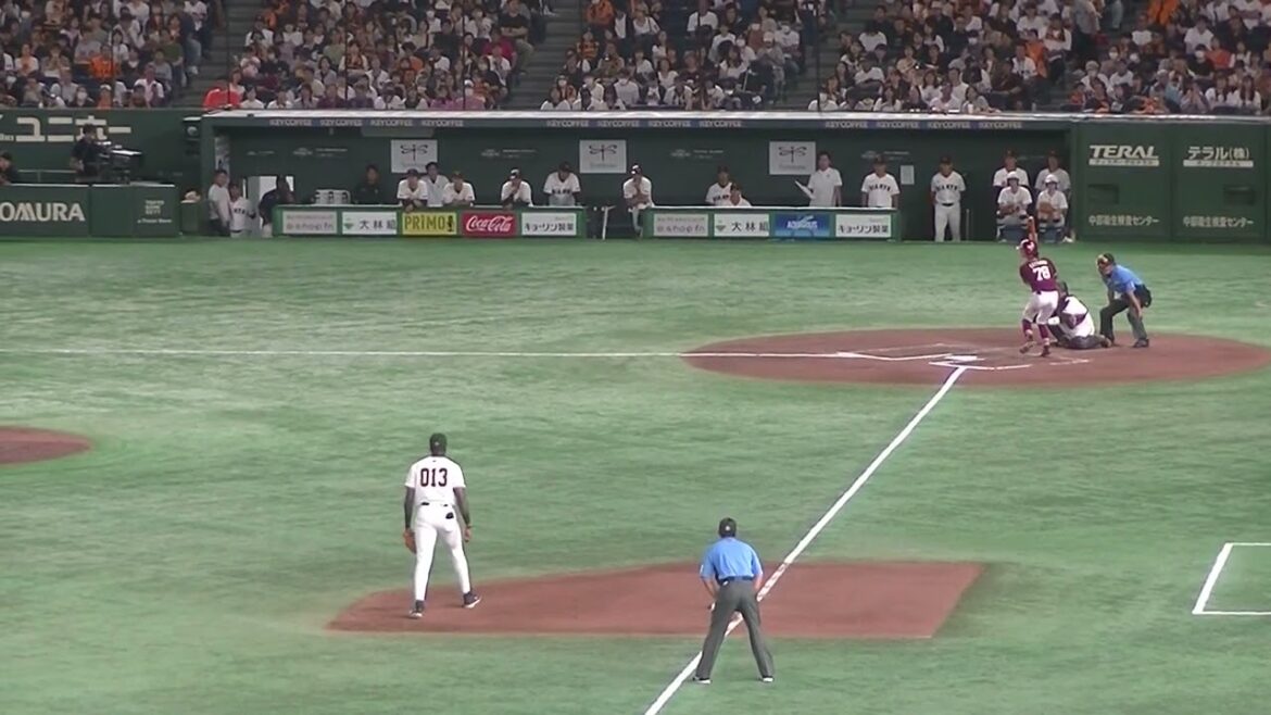 巨人 近藤大亮 楽天 辰見鴻之介を空振り三振で三者連続三振【読売ジャイアンツ対 楽天ゴールデンイーグルス2024年9月22日】