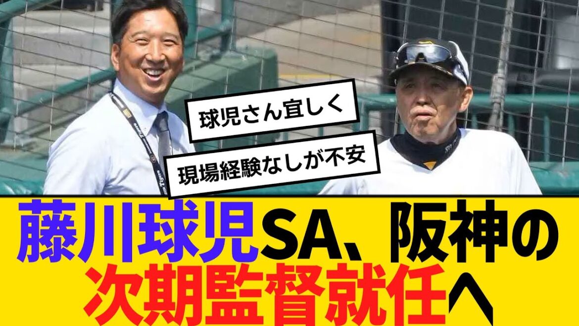 藤川球児SA、阪神の次期監督就任へ　【ネットの反応】【反応集】