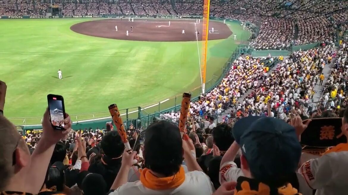 20240524　前奏からｶｯｺいい！ﾁｮﾆｷこと【長野久義 応援歌】　6回表　読売ｼﾞｬｲｱﾝﾂ(巨人)@阪神甲子園球場･ﾚﾌﾄ外野