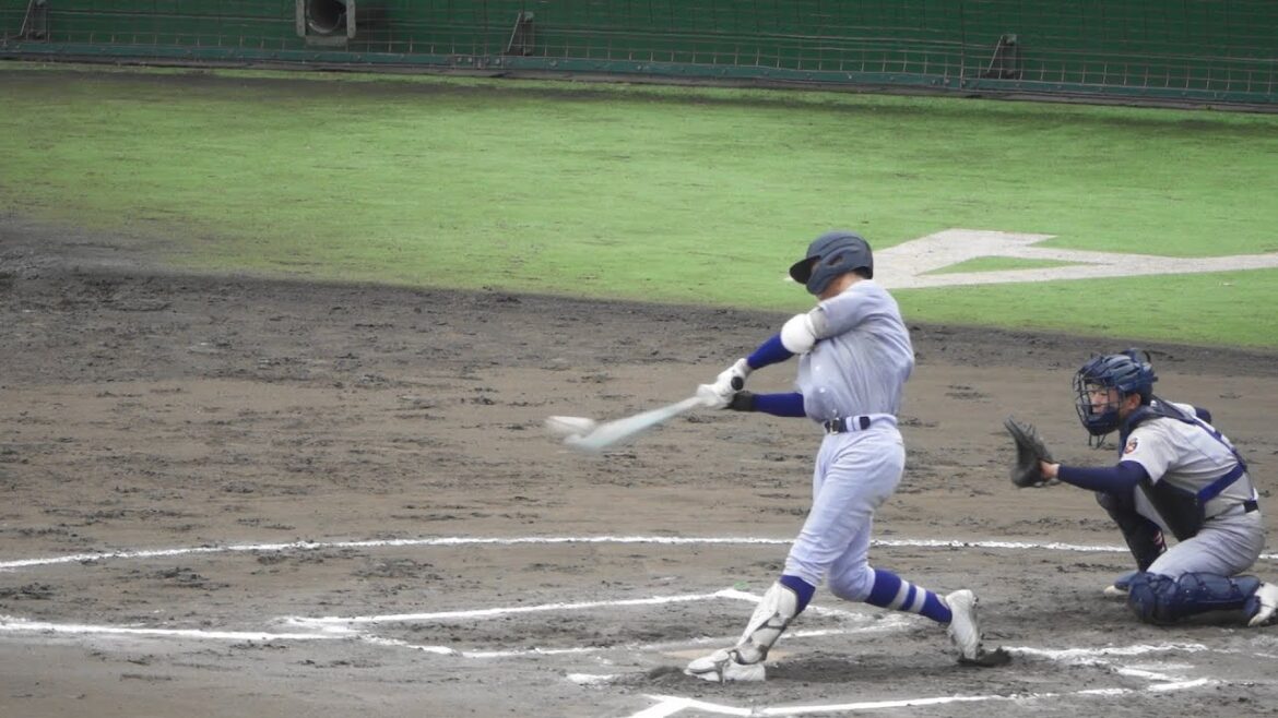 平塚学園《 3番 藤原レイ 先制タイムリー2ベース！1回裏 》平塚学園 5x - 4 慶應義塾 2024年9月28日(土) 準々決勝 令和6年度神奈川県高校野球秋季県大会 保土ヶ谷球場