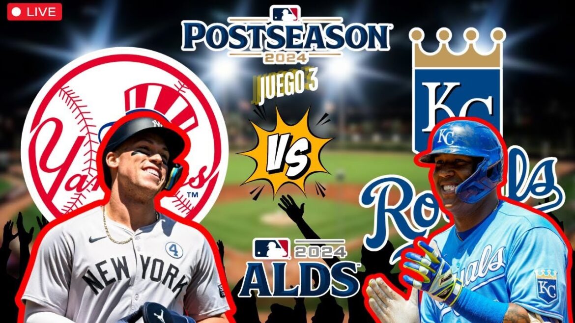 YANKEES de NUEVA YORK vs ROYALS de KANSAS CITY- MLB Postseason EN VIVO - OCT 09, 2024 - LIVE