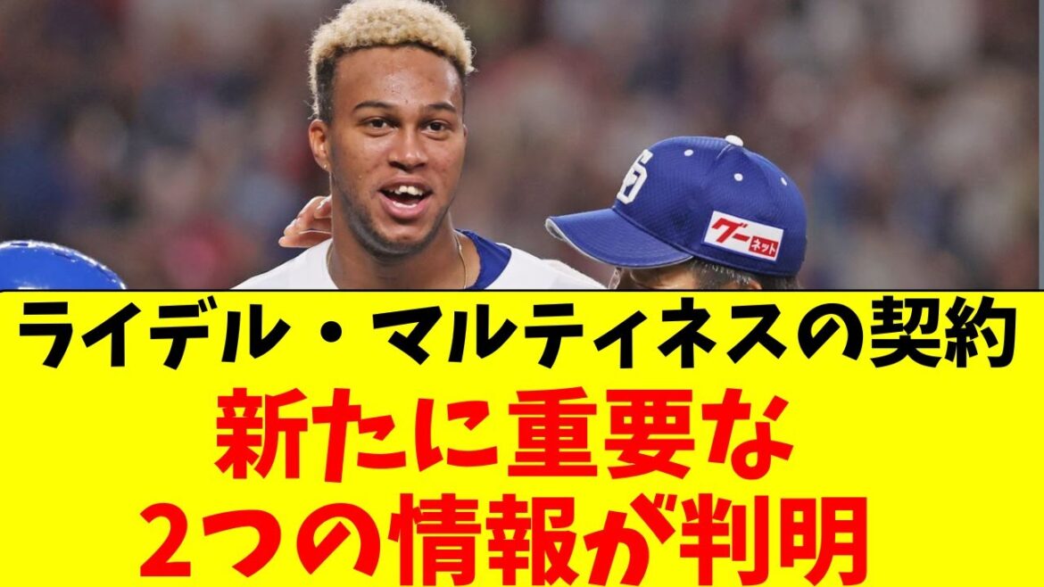 【中日】ライデルマルティネスの契約に関する、２つの新情報