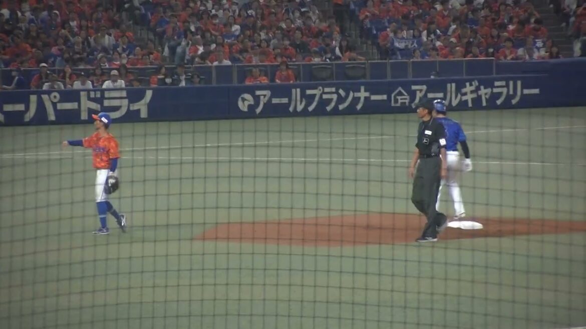 【神里和毅選手盗塁成功】横浜DeNAベイスターズ 知野直人選手 第2打席 空振り三振 VS 中日ドラゴンズ 2024/10/6 バンテリンドーム