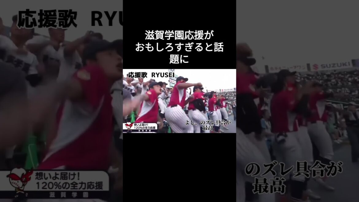 【㊗️50万再生】滋賀学園応援がおもしろすぎると話題に#甲子園#高校野球 #滋賀学園#応援歌