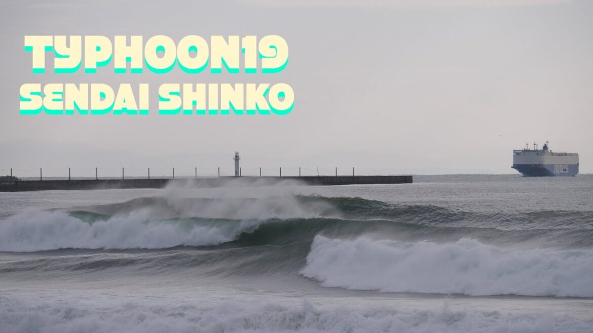 【台風19号】パーフェクトなロンググーフィーが姿を現した仙台新港ニューポート・セッション