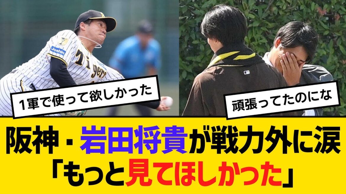 阪神・岩田将貴が戦力外に涙「わがままを言えばもっと見てほしかった」　【ネットの反応】【反応集】