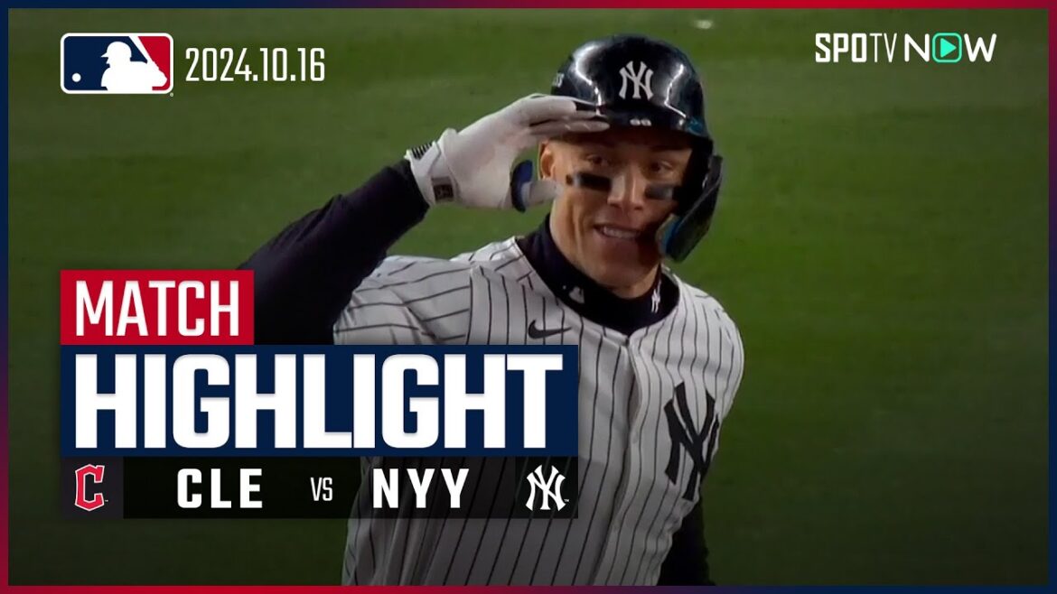 【ジャッジのPS第1号2ランHRでヤンキースが2連勝!】ガーディアンズ vs ヤンキース 試合ハイライト MLB2024 リーグチャンピオンシップシリーズ第2戦 10.16 【ジャッジのPS第1号2ランHRでヤンキースが2連勝!】ガーディアンズ vs ヤンキース 試合ハイライト MLB2024 リーグチャンピオンシップシリーズ第2戦 10.16
