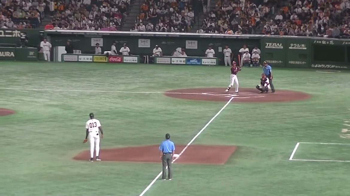 楽天 武藤敦貴が巨人 大江竜聖からレフトへヒット【読売ジャイアンツ対 楽天ゴールデンイーグルス2024年9月22日】