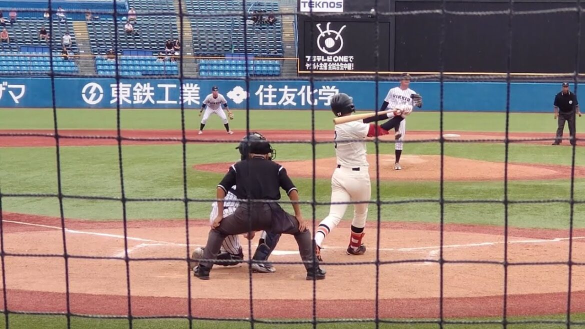 法政大学・中津大和 リーグ戦通算第6号ホームラン 2024 09 22 (小松大谷)