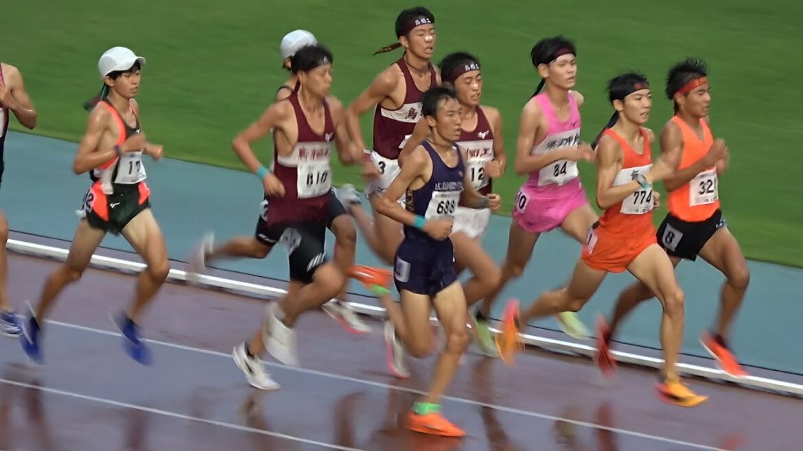 決勝 U18男子3000m U18・U16陸上2024 決勝 U18男子3000m U18・U16陸上2024