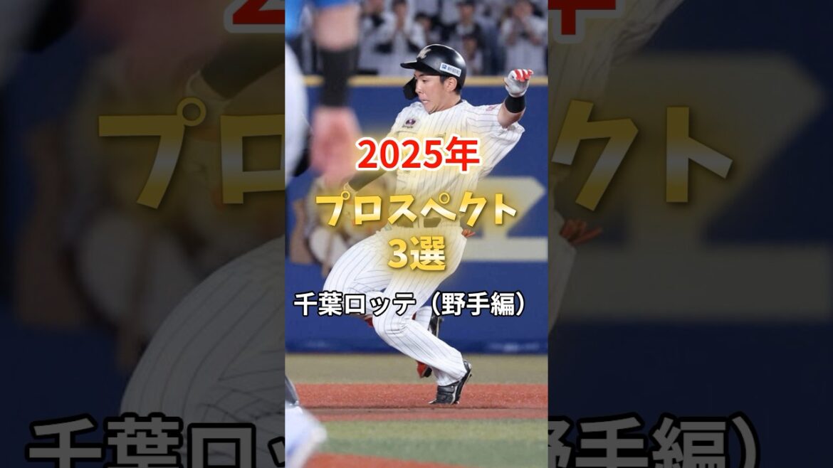 2025年シーズン プロスペクト3選(野手編) 2025年シーズン プロスペクト3選(野手編)