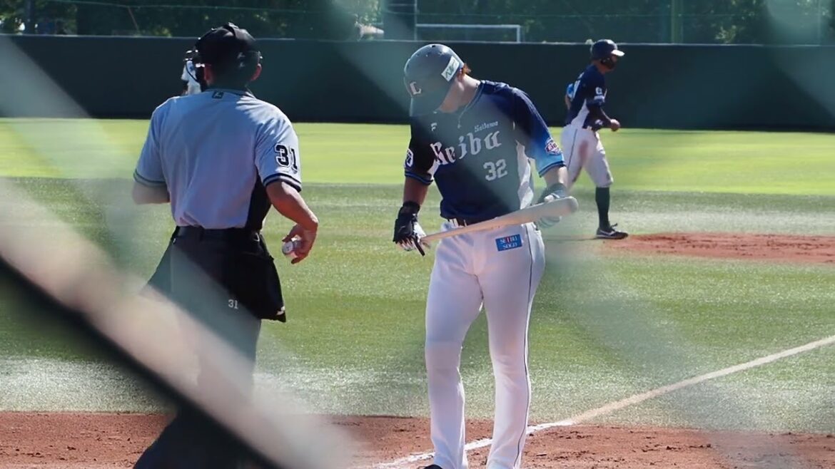 2023.06.17 東京ヤクルト-埼玉西武(戸田球場) 山村崇嘉 打席シーン