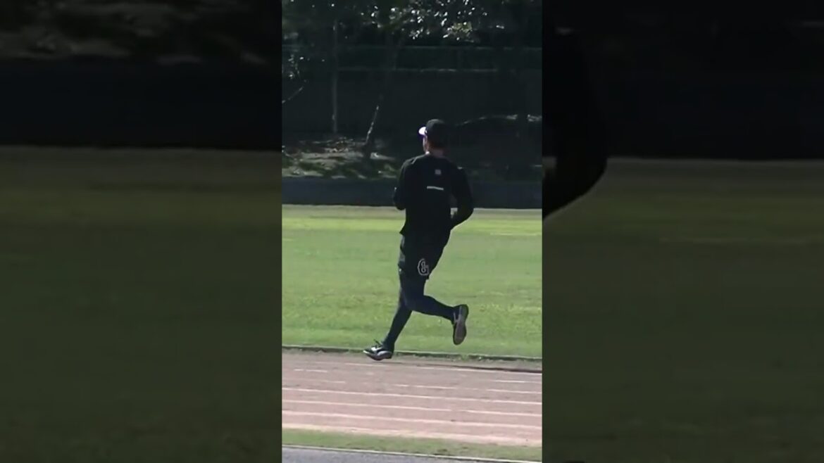 巨人堀田賢慎が短距離ダッシュ〜読売ジャイアンツ春季キャンプ2024年2月23日