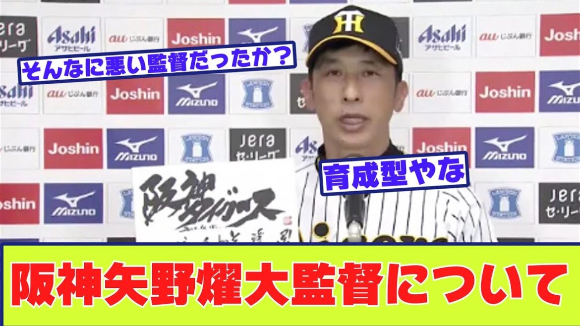 阪神矢野燿大監督について今なら冷静に語れる【なんJ野球反応まとめ】