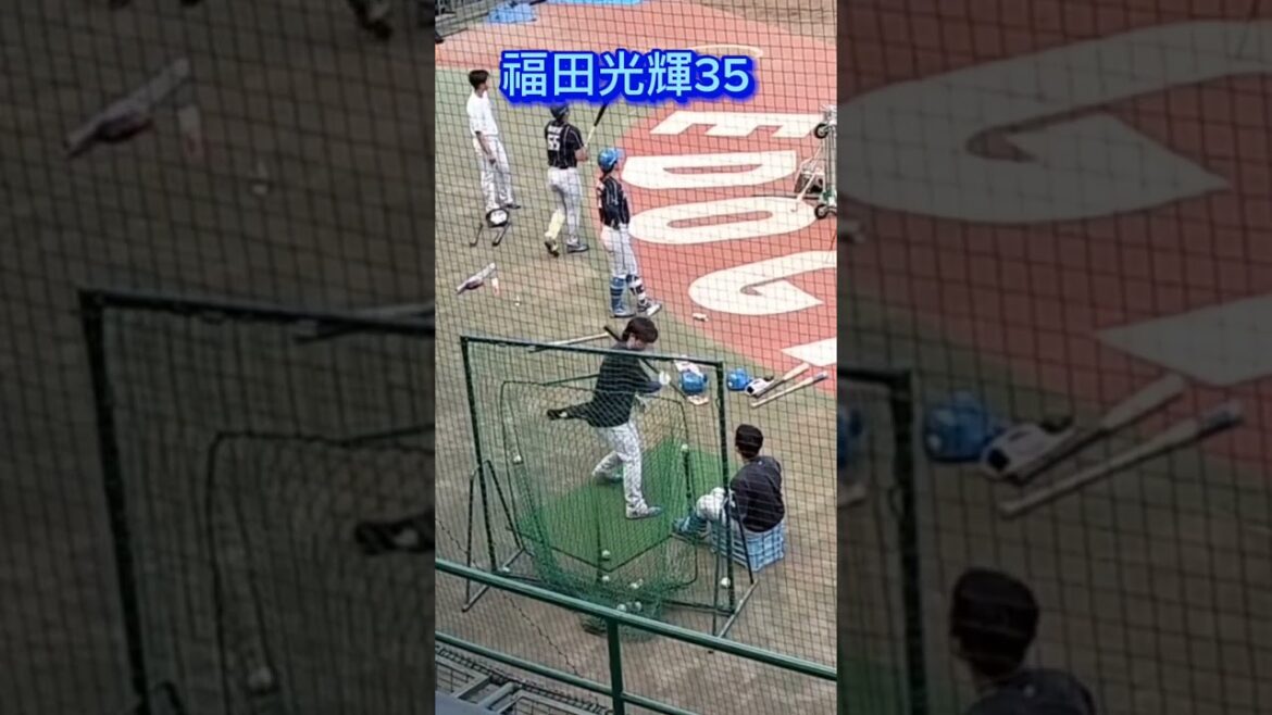 8/2【FIGHTERS】 #福田光輝 35のバッティング練習 #shorts #日本ハム #ファイターズ #fighters
