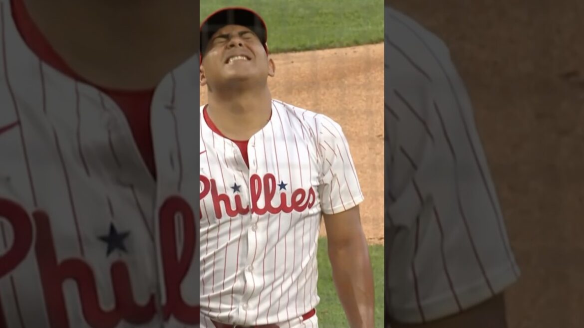 Ranger Suarez INJURED… leaves tonight’s start after getting hit by a line drive