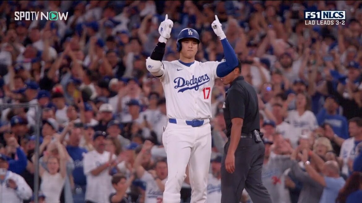 【ドジャース・大谷翔平 貴重なタイムリーヒット！】2安打1打点1得点とWS進出がかかる大一番でも勝負強さを発揮！