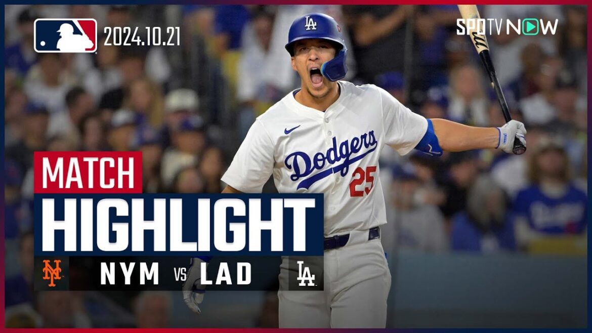 【ドジャースが4年ぶりにWS進出！大谷2安打1打点&エドマン2安打1HR4打点の活躍！】メッツ vs ドジャース 試合ハイライト MLB2024 リーグチャンピオンシップシリーズ第6戦 10.21