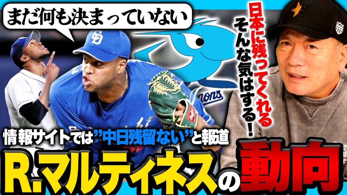 【ライデルの去就に注目‼︎】ソフトバンク&DeNAが獲得に動く可能性浮上…ライデル『自分の意志で決めると強調』高木が唯一気になる点は？【プロ野球】