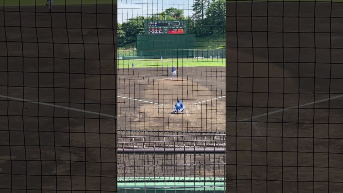 石田健大　投球練習