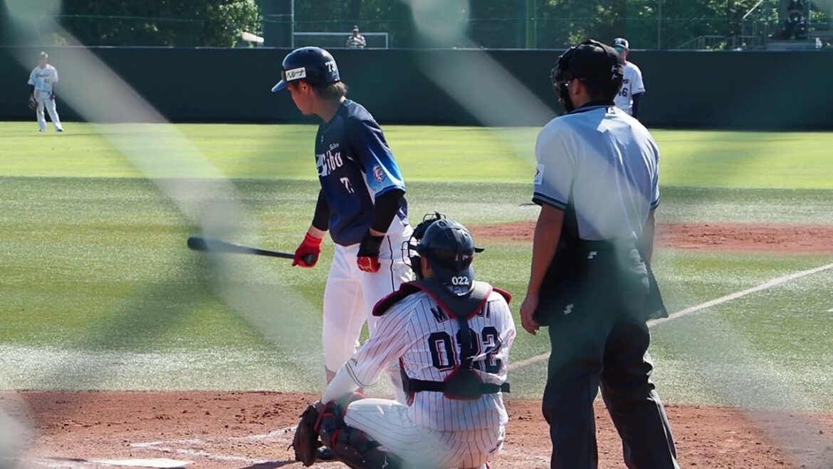 2023.06.17 東京ヤクルト-埼玉西武(戸田球場) 高木渉 打席シーン
