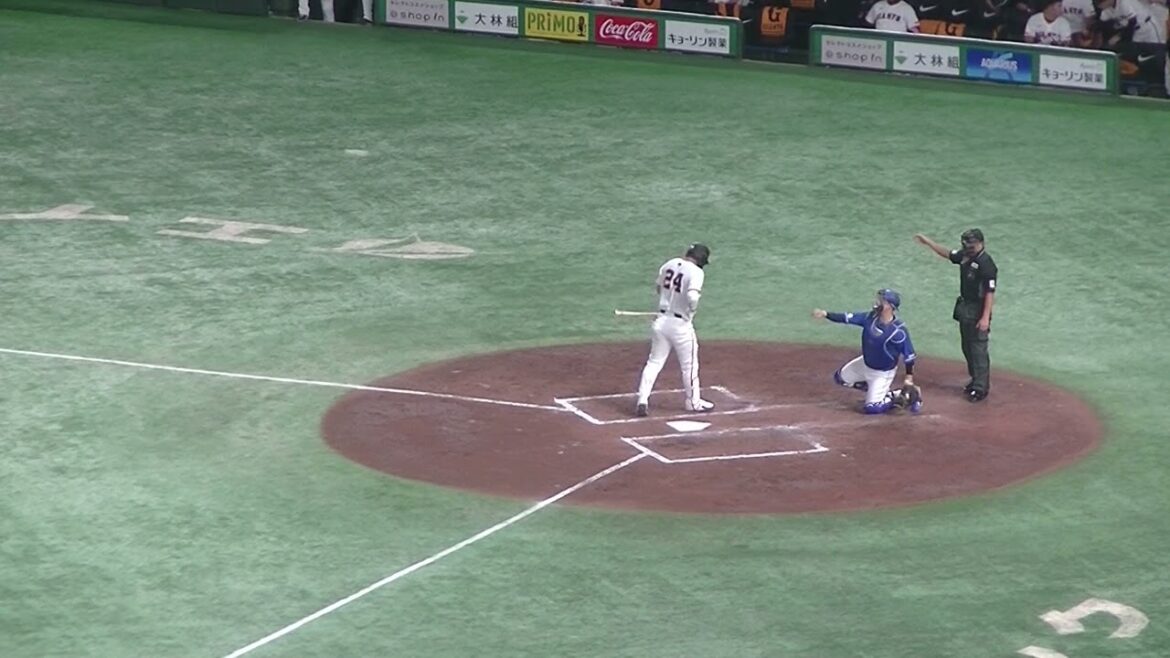 ドラゴンズ梅津晃大〜大城卓三を三振にとる（2024年9月27日 読売ジャイアンツ 対 中日ドラゴンズ）