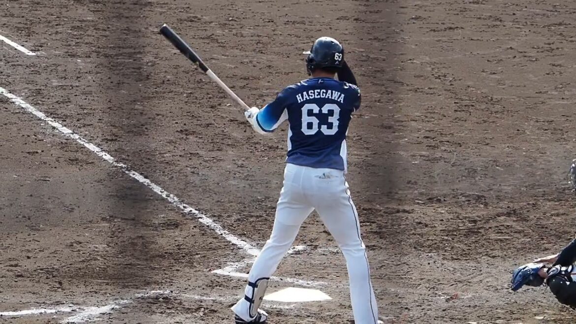 2024.03.10 読売-埼玉西武(ジャイアンツ) 長谷川信哉 打席シーン