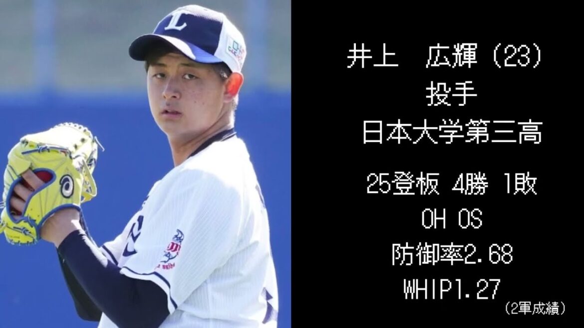 【西武編】2019年ドラフト選手現在の成績