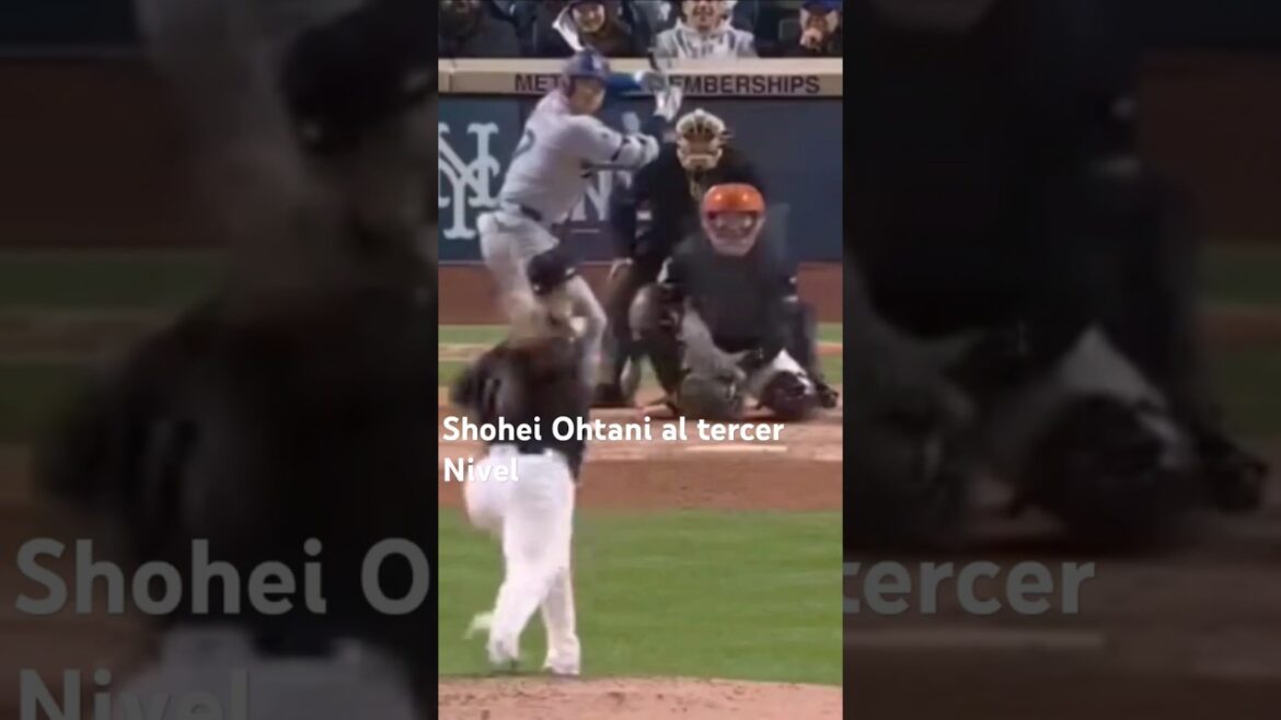 Shohei Ohtani conecta un cuadrangular al segundo piso
